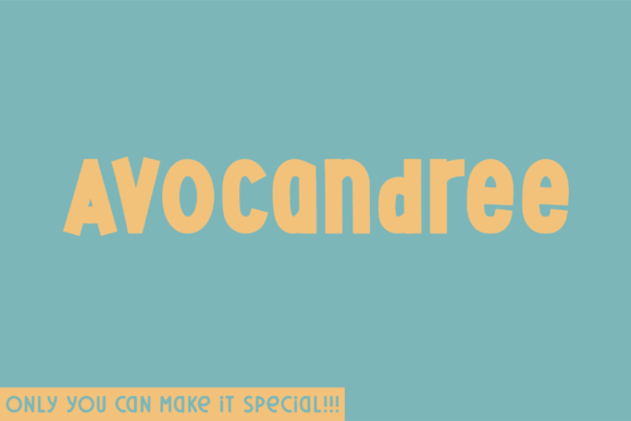 Avocandree: The Bold Display Font for High-Impact Design