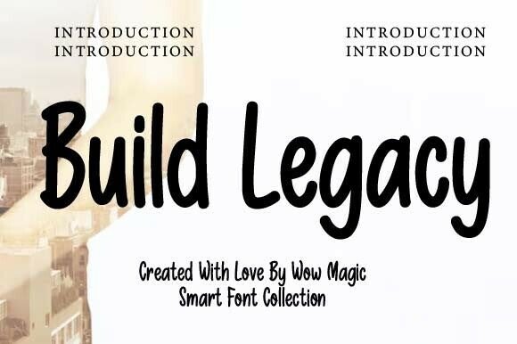 Build Legacy: Vintage Western Display Font