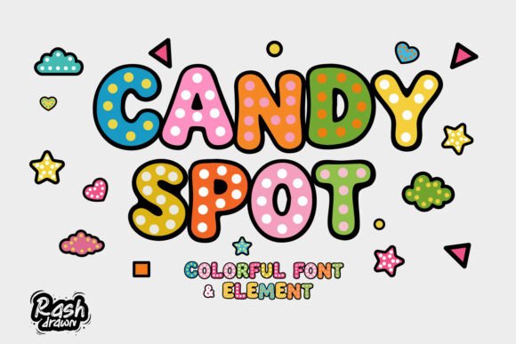Candy Spot: A Burst of Joyful Typography for Your Designs