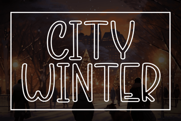 City Winter: A Charming Handwritten Font for Playful Designs