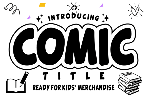 Comic Title: The Bold & Fun Kids Display Font