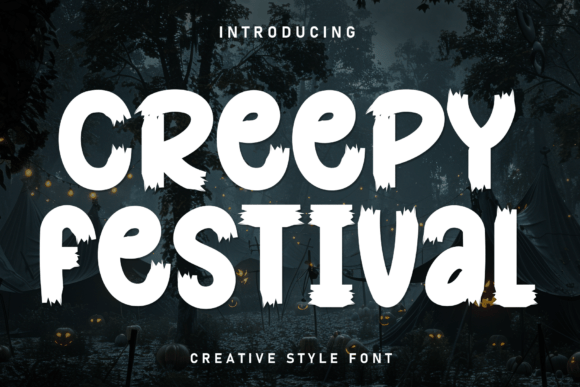 Creepy Festival: A Charming Handwritten Display Font