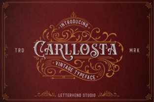 Discover Carllosta: A Vintage Display Typeface