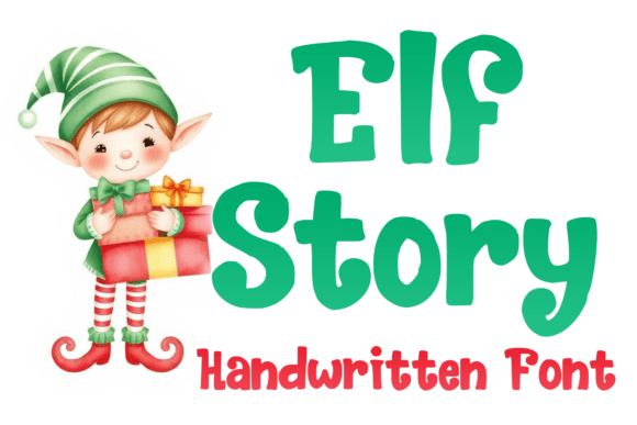 Elf Story: A Festive Display Font for Magical Designs