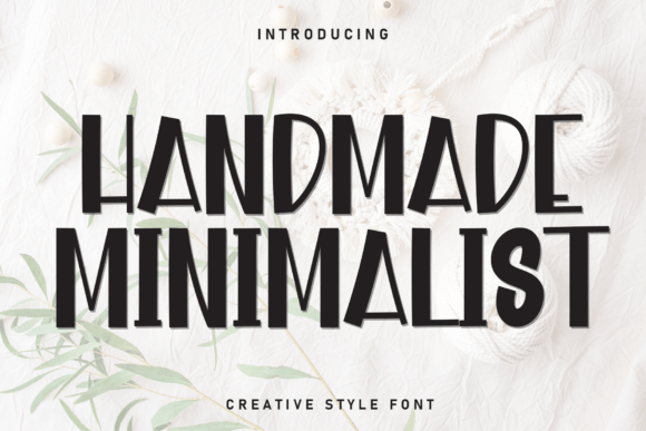 Handmade Minimalist: A Font That Blends Charm and Clarity