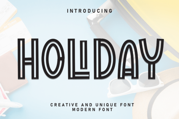 Holiday: A Handwritten Display Font for Joyful Design