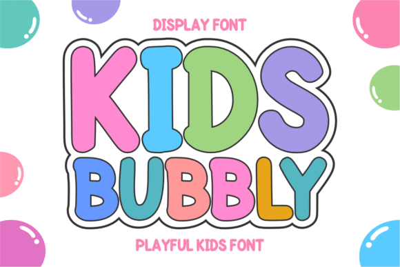 Kids Bubbly: A Playful Font for Creative Projects