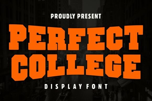 Perfect College: The Bold Varsity Font for Impactful Designs