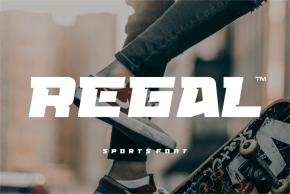 Regal: A Sport Display Font for Bold Visual Impact