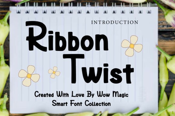 Ribbon Twist: Charming Display Font for Creative Projects