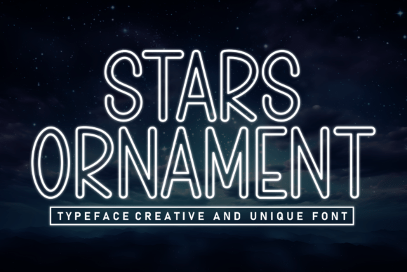 Stars Ornament Font: Sweet and Friendly Handwritten Charm