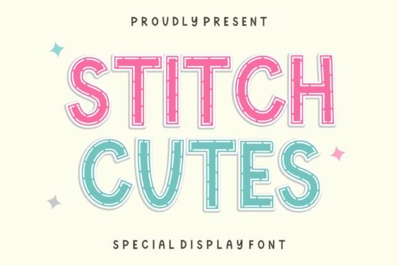 Stitch Cutes: A Handmade Font for Creative Designs