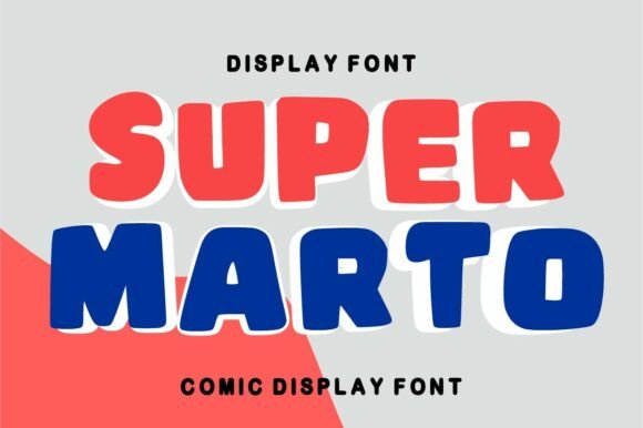 Super Marto: A Bold, Retro-Comic Display Typeface